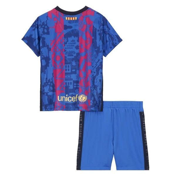 Camisola FC Barcelona Criança Equipamento 3ª 2021-22